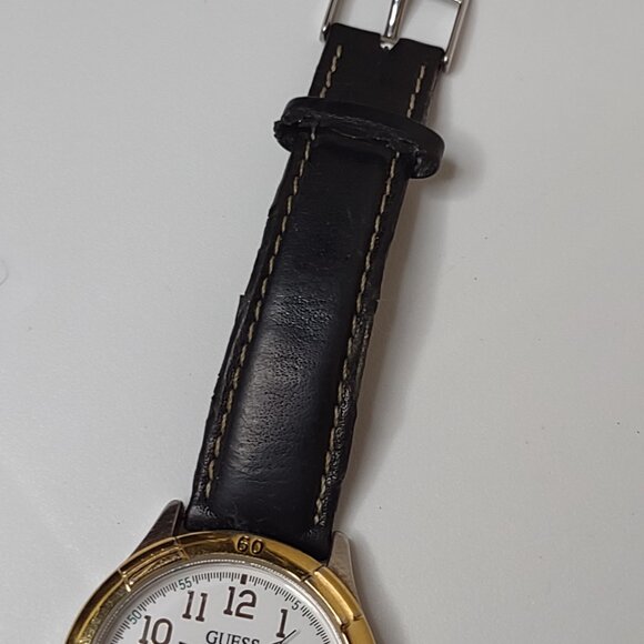 Guess Waterpro Watch With Black Leather Band - Picture 12 of 16